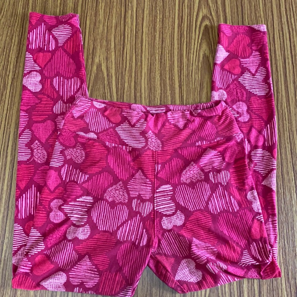 Heart Print Leggings